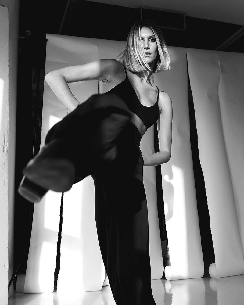 Beautiful model photography showcasing Amber in the studio.