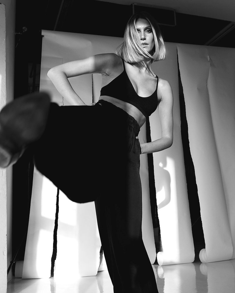 Beautiful model photography showcasing Amber in the studio.