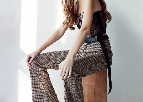 Explore intimate model portfolio photography featuring Andrea in studio light.