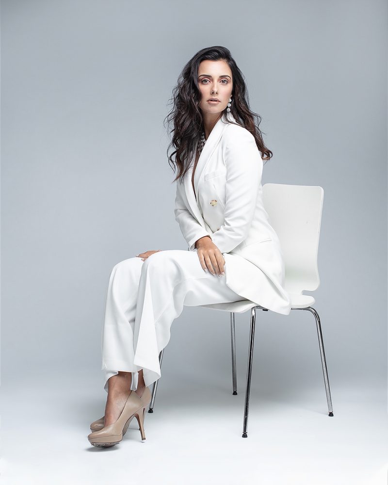 Explore Carol's model portfolio with intimate and stylish studio portraits.