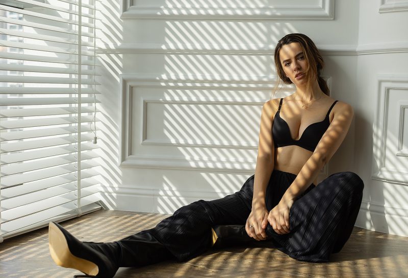 Experience the elegance of Ksenia in this model portfolio photoshoot.