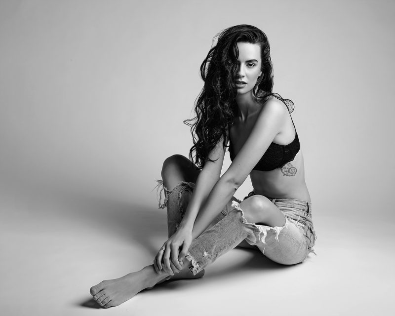Ksenia Flaunts Glam Denim Looks in Studio Shoot and Fans Are Obsessed