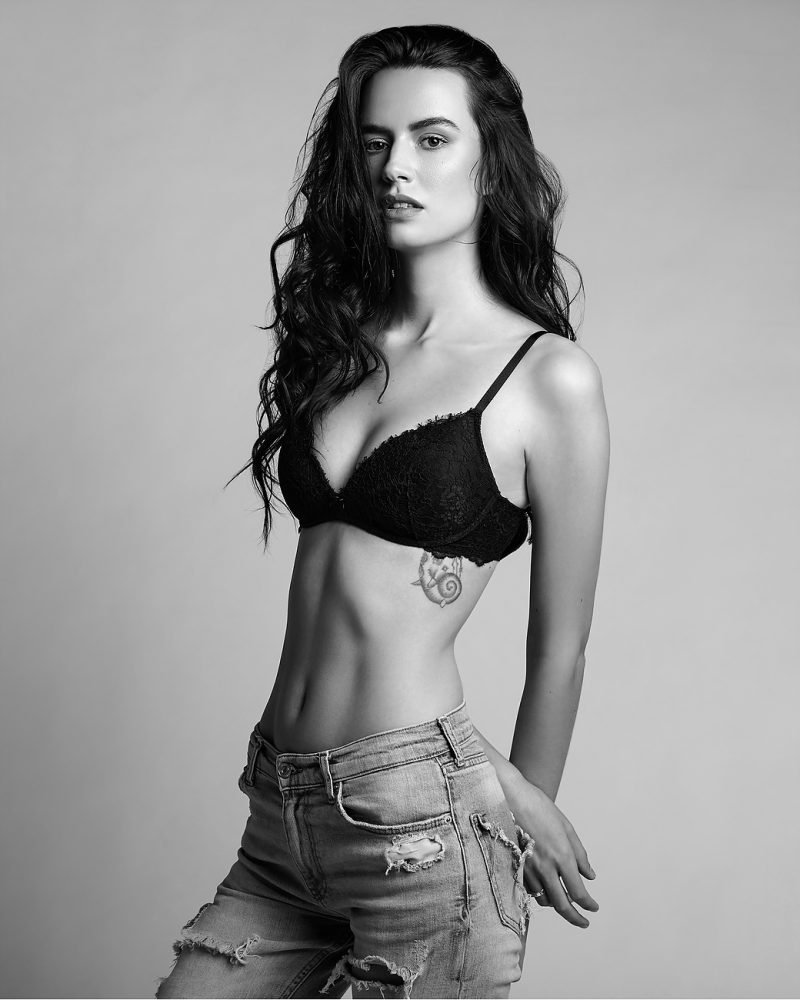 Ksenia Flaunts Glam Denim Looks in Studio Shoot and Fans Are Obsessed